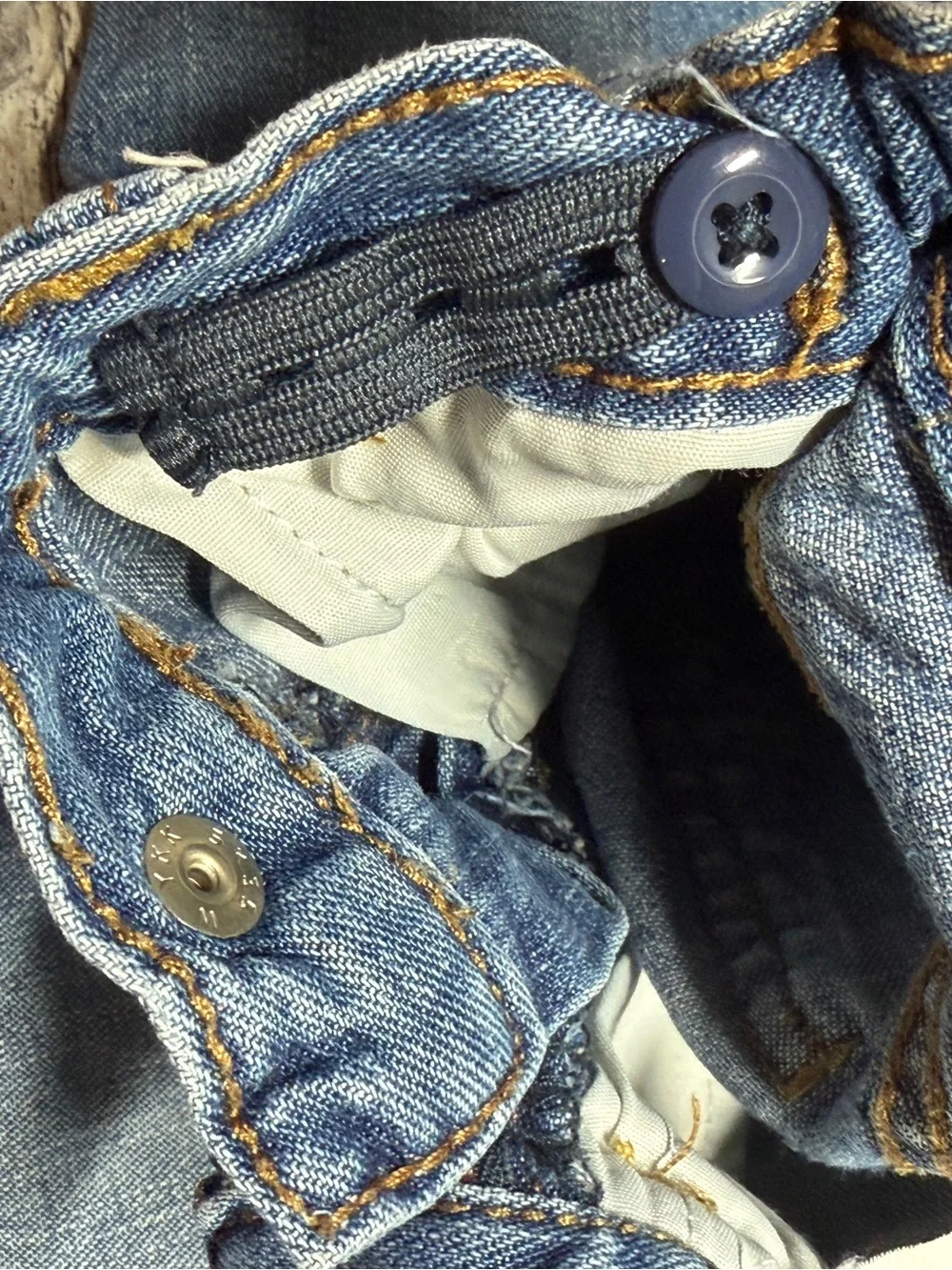 Wrangler Toddler Boys Denim Jean Shorts Size 2T Adjustable Waist Medium Wash